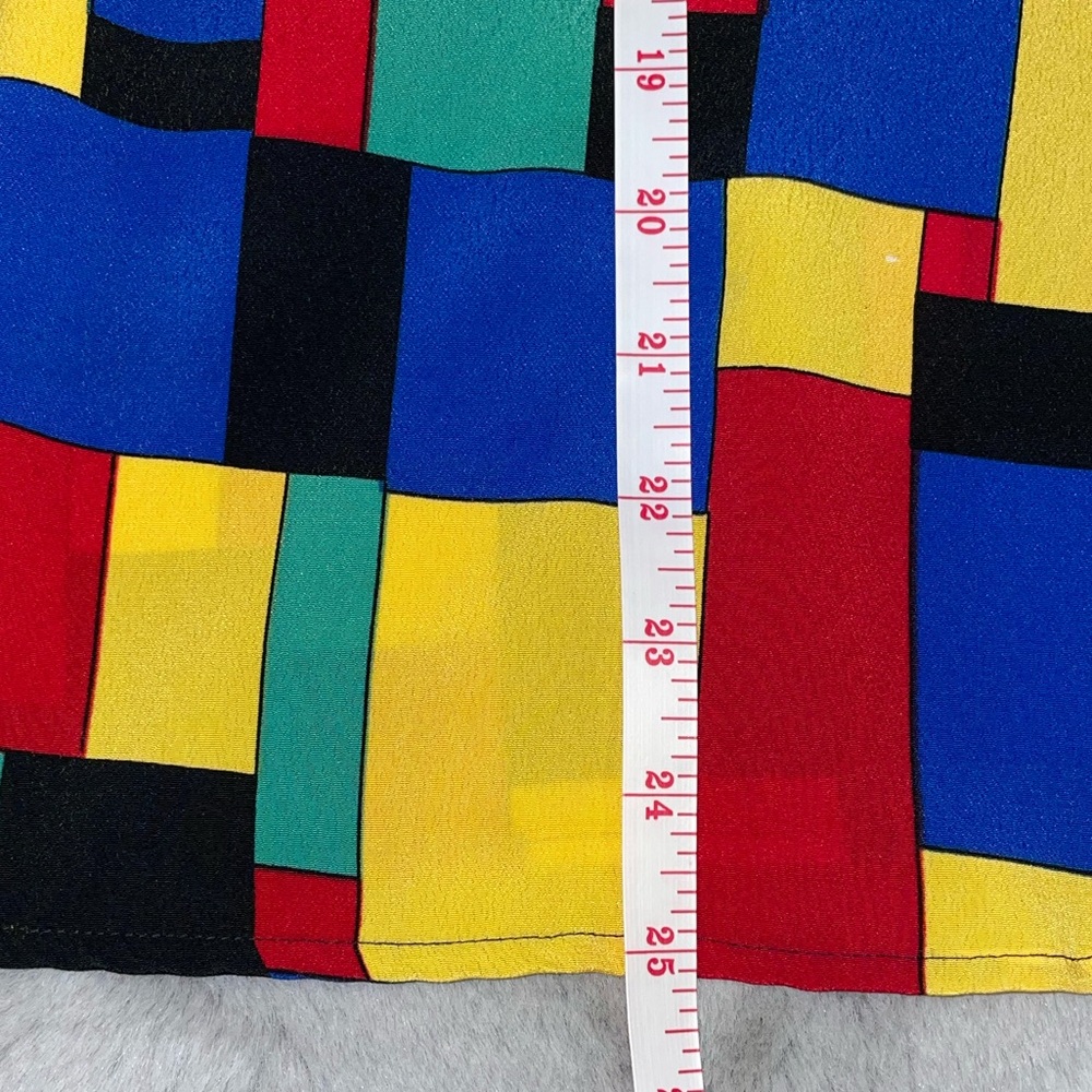 🔰Kathy Che Colorful Geometric Pattern Top - Picture 4 of 6